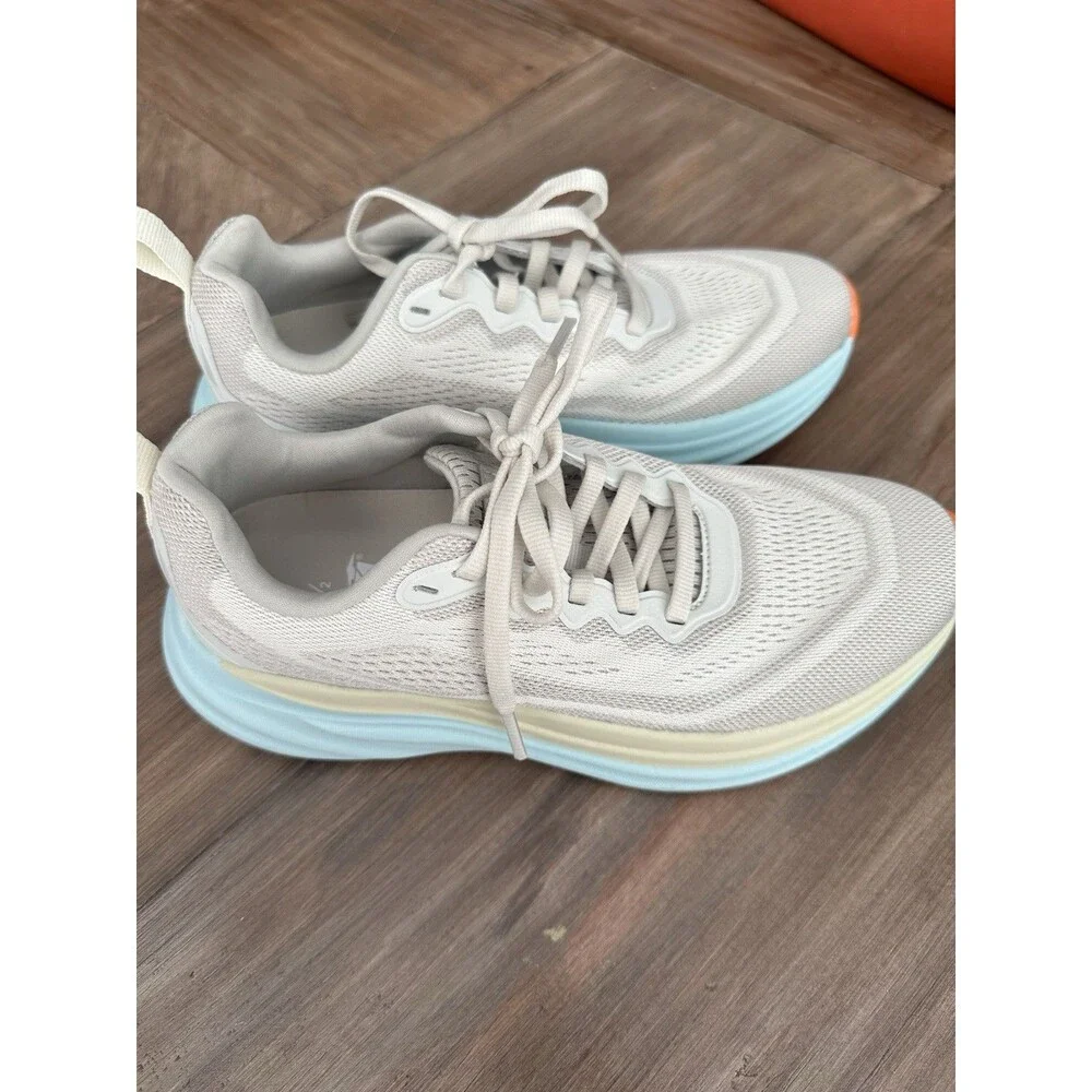 Avis Women’s Running Shoes Size 6.5 Beige Blue Yellow Orange Athletic Sneakers